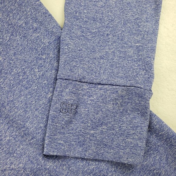 Albion Cowl Neck Pullover Sweatshirt Womens Large Blue Long Sleeve Active Top - Picture 5 of 12